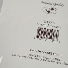 PSX Design Archival Native American 1 Sheet NIP SH6005