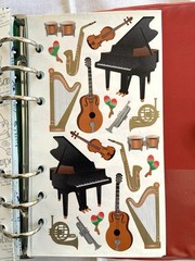 Stickopotamus Sticker 6-Ring Binder Album With 24 Stickers Pages