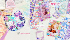 100 Sheets Stickers Deco Stickers,Photocards Journaling Anniversary Family Photo