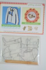 Claudine Hellmuth Laser Wood Die Cut Set Embellishments w/Rub On Transfers OOP