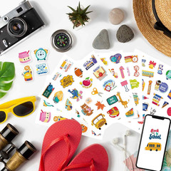 Welcome Back to School Stickers, 387PCS Teacher Motivational Stickers for Kids S