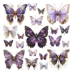 400 Pcs Floral Butterfly Scrapbook Stickers Set for Journaling, Planner & Crafts