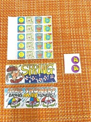 VINTAGE EASTER STICKER LOT BUNNY DUCK EGGS BASKET CHICKS MIX OF BRANDS