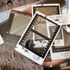 2-100pcs Movie Film Stickers for Scrapbook Kit Film Strip Photo Frame Movie Film