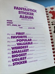 Lisa Frank Vintage 80s 90s Collectors Album 1982 Spiral Sticker Book Used As Is