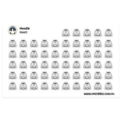 Hoodie Planner Stickers – Stylish Decorative Accessories for Daily Organization