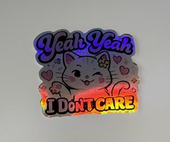 Funny Holographic Vinyl Stickers Pick Any 1 or Complete Set Car Laptop Phone