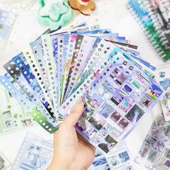 Aesthetic Scrapbook Sticker Book Set 1000 Plus Pcs Vintage Collage for