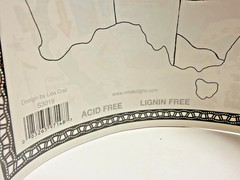 Lot of 5 NRN Designs Australia/New Zealand Map Travel Sticker Large Sheets S3019