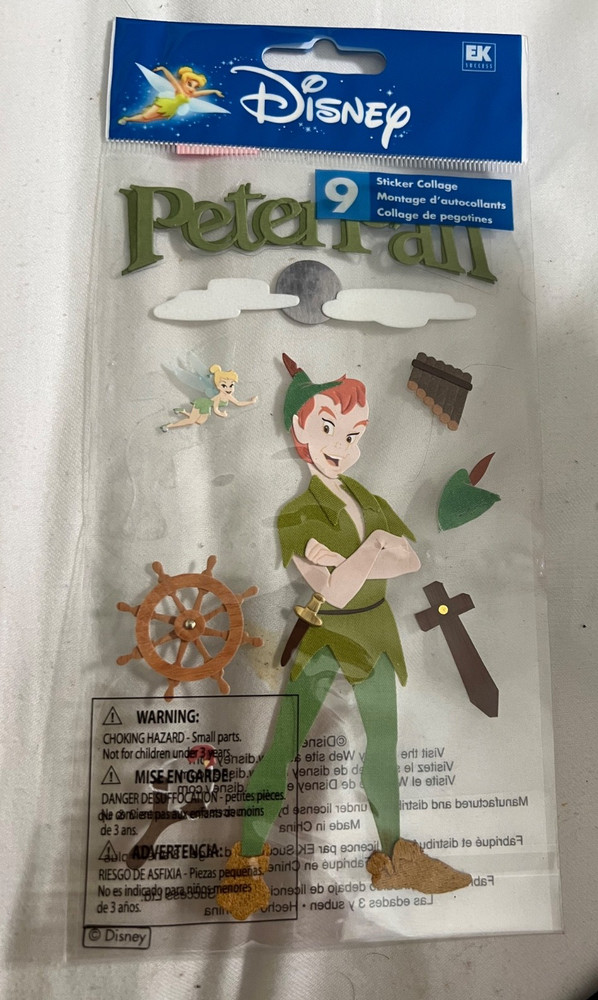 Disney EK Success Jolees Dimensional Sticker ~ Peter Pan