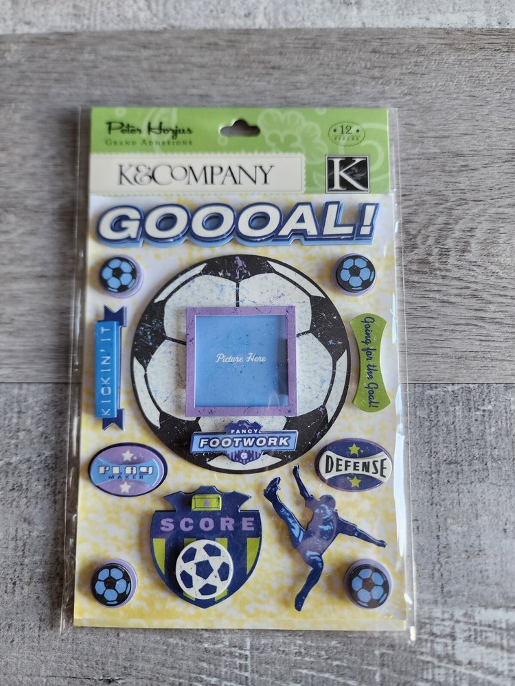 K&Company Peter Horjus Soccer Frame Score Defense Ball Stickers NEW #40