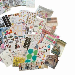 Huge Sticker Lot Scrapbook Planner Kawaii Vintage Ephemera Craft Bundle Destash