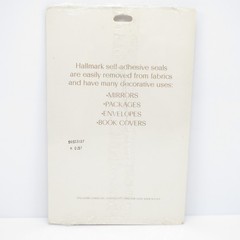 Vintage 1979 Hallmark Seals Stickers Sealed Pack – Picture Words Positive Praise