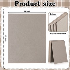 Bbto 20 Pcs Book Board Binders Board Chipboard Designer Bookboard Heavy Duty