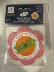 Deja Views Chipboard Spinner Princess 3pk
