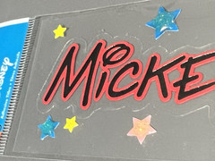 Disney Jolees Boutique EK Success Sticker Adhesive Title Mickey Mouse Scrapbook