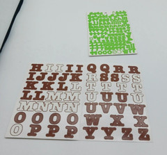 Lot Letters Numbers Alphabet Stickers Scrapbooking Paper Crafting Junk Journal