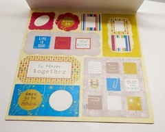 Borders Corners Frames Cardstock Sticker Set Pad Sheets 3 Birds Design