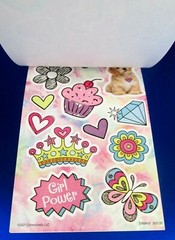 Crown Jewlz Dogs, Peace & Love Prismatic Mini Sticker Book
