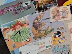 Large Junk Journal Ephemera Scrapbooking Lot Nice Mix 100+ Pieces