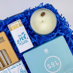 Adventure Gift Box Birthday Thank You congratulations Christmas Present