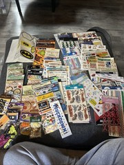 HUGE 89 Lot NIP Packages Scrapbook Stickers Various Events Holidays Vintage
