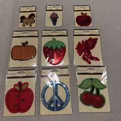 Lot of 9 New Recollections adhesive Embellishments