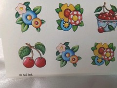 Rare Mary Engelbreit Stickers Lot – 4 Sheets Size 8 1/2 «x 11» Vintage