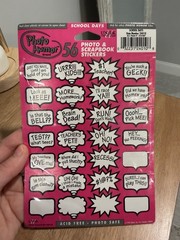 Vintage Sticker Lot 4 Packages Suzy’s Zoo, Halloween, Photo Humor Speech Bubbles
