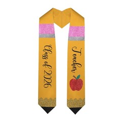 Teacher Graduation Stole Class of 2026, Grade Honor Stole Sash for Teachers, …