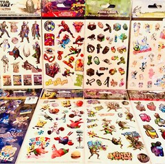44+ Full Sheets Cartoon TV movie Themed Sticker Pack Popular Characters & shapes