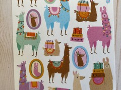 Stickers Llama Llamas Matte Finish Paper Unique Carrying Suitcases New Novelty