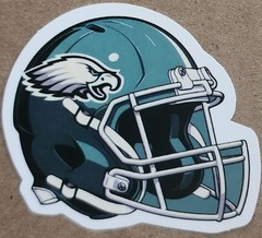 Philadelphia Eagles Helmet die-cut decal sticker