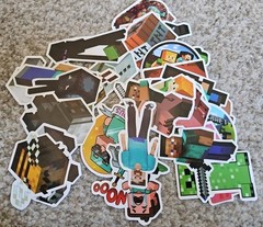 175 Piece Mixed Lot SPECIAL Themed And Designed Hydro Stickers *Read Description