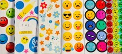 Retro kawaii Sticker bundle cat dog food dessert alien space shooting star peace