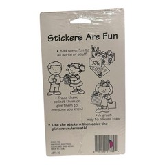 Vintage American Greetings Sticker World Cartoon Animal Reward Stickers 4 Sheets