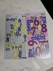 CLOUD 9 Design Scrapbooking Stickers Alphabet Borders Words Lot Of 59 NIP