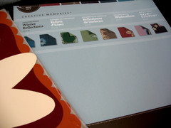 Creative Memories, 12×12 Winter Reflections 8 Sheets Paper Pack NIP plus