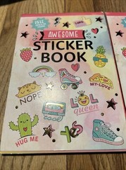 Three Awesome Sticker Books By Walmart NEW