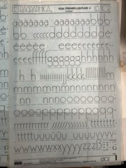 Letraset Premier Lightline Upper & Lower Case 120pt- 6 Sheets LG 101 LG 102