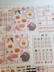 Happie Scrappie Planner Kit Notebook Journal Pin Stickers Vellum Paper Winter