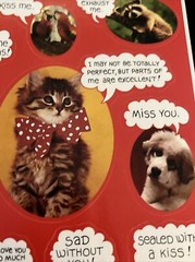 Vintage 80’s Mark 1 Cute ANIMALS Large Stickers Sheet