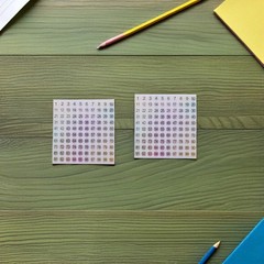 20 Sheets Small Stickers for Labeling Pre Numbered Circle Decals