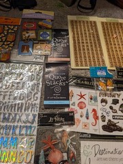 Huge Lot of 55 Scrapbooking Stickers, Jolees, Sticko, Recollections… NICE LOT