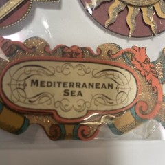 Mediterranean Italy Wine Vineyards Scrapbook stickers 3-d Sparkle New