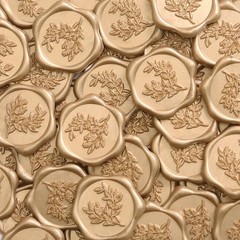 Wax Seal Stickers 100 Pcs 1.2″ Eucalyptus Leaf Self-Adhesive – Perfect