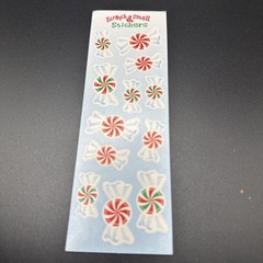 Peppermint Scratch And Smell Stickers Mint Candy Sticker