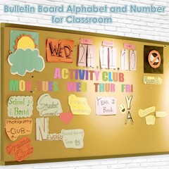 36 Sheets Letter Stickers, 600 Pcs Giant Font, Bulletin Board, Door Decoion