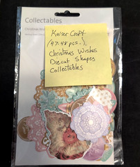 Kaiser Crafts SILVER BELLS & CHRISTMAS WISHES 12 x 12 Papers Ephemera Stickers