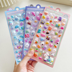 3D Puffy Stickers, 10 Sheets 500+ PCS Mini Kawaii Resin Decorative Stickers for